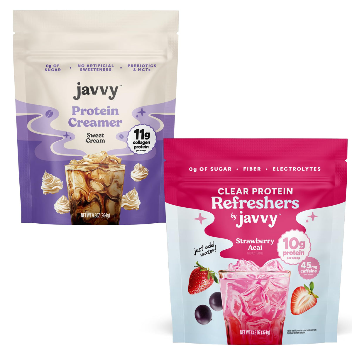 Javvy Clear Protein Powder with Clear Whey Protein, Pineapple Mango