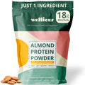 wellious Almond Vegan Protein Powder, Vanilla, 18g Protein, Soy-Free