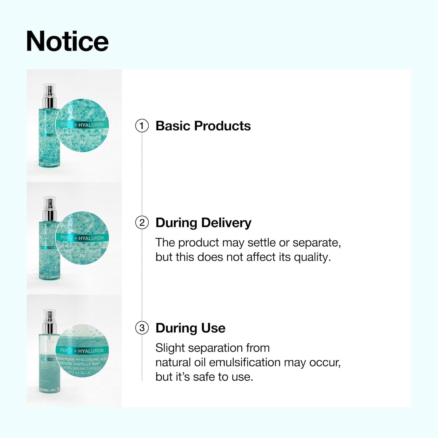 Anua PDRN Collagen Glow Facial Serum Spray, Hydrating Face Mist, Hyaluronic Acid, dewy glass finish, All Skin Types, Instant Plumping Hydration, Firming Care, Korean Skincare, 3.38 fl oz