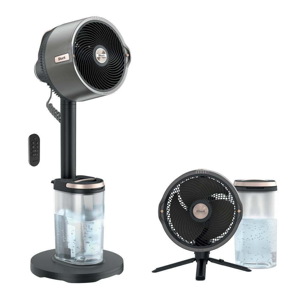 Shark FlexBreeze Pro Mist 2-in-1 Fan with Integrated Mist, Blush, FA300PK2