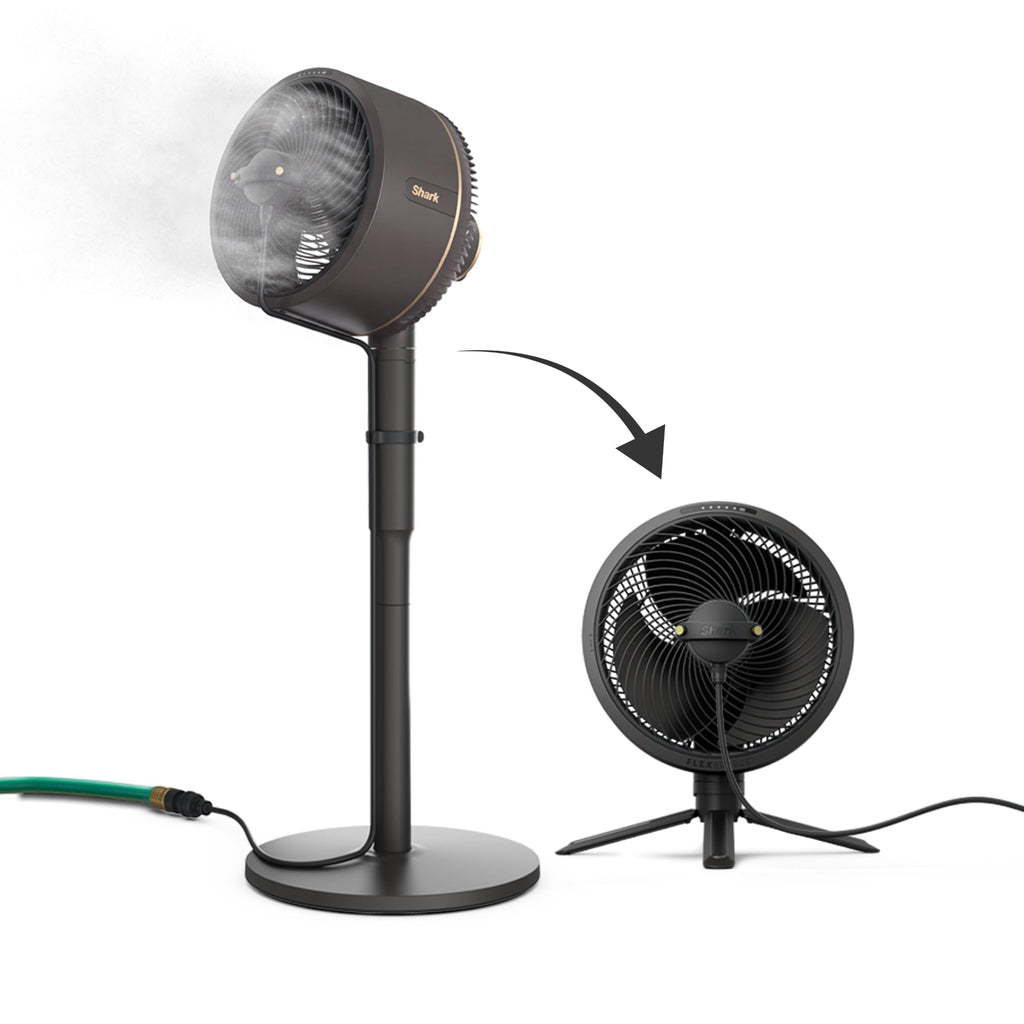 Shark FlexBreeze Pro Mist 2-in-1 Fan with Integrated Mist, Blush, FA300PK2
