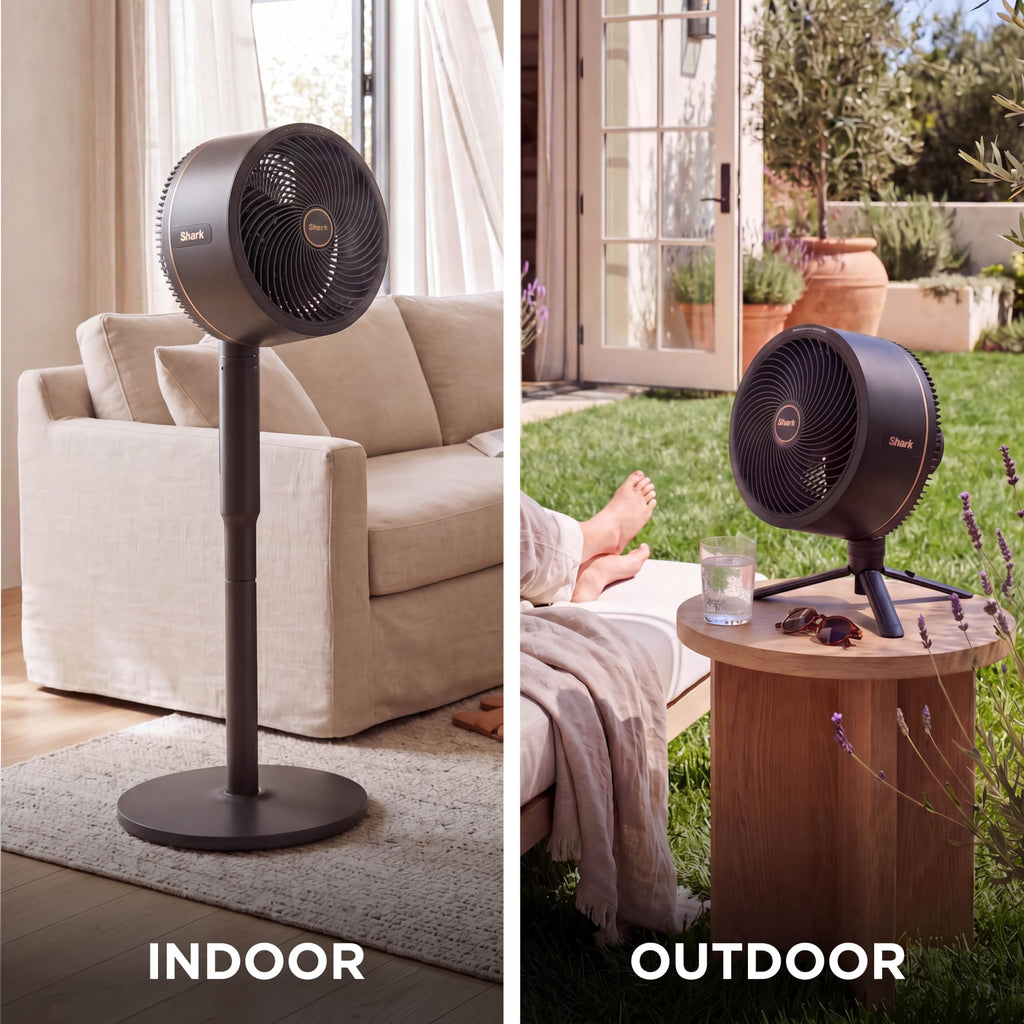 Shark FlexBreeze Pro Mist 2-in-1 Fan with Integrated Mist, Blush, FA300PK2