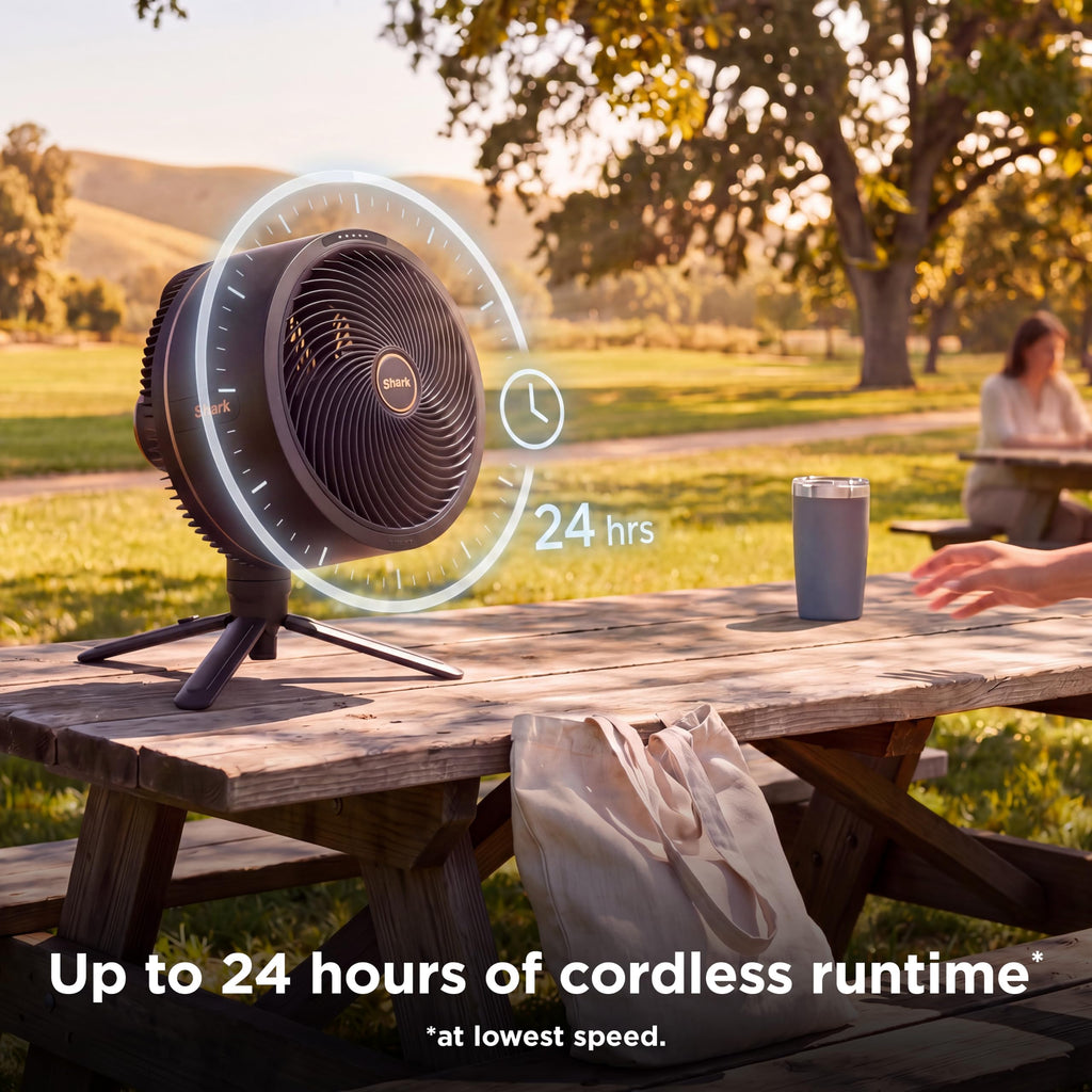 Shark FlexBreeze Pro Mist 2-in-1 Fan with Integrated Mist, Blush, FA300PK2