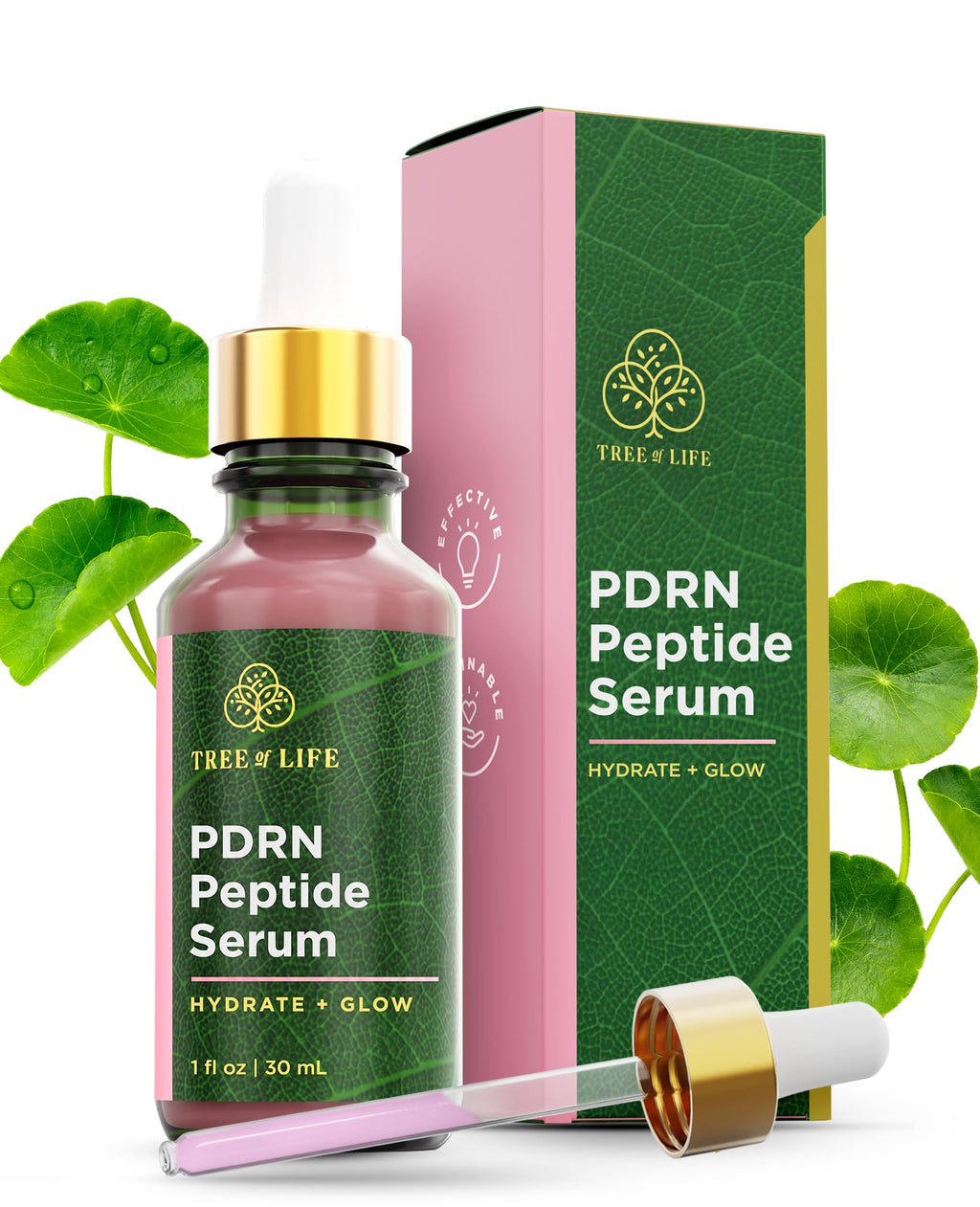 Tree of Life Hyaluronic Acid Serum For Face - Deep Hydration for Dry, Dehydrated, & Sensitive Skin - Dermatologist Tested - Moisturizing Treatment for Smooth Skin, 2 Fl Oz