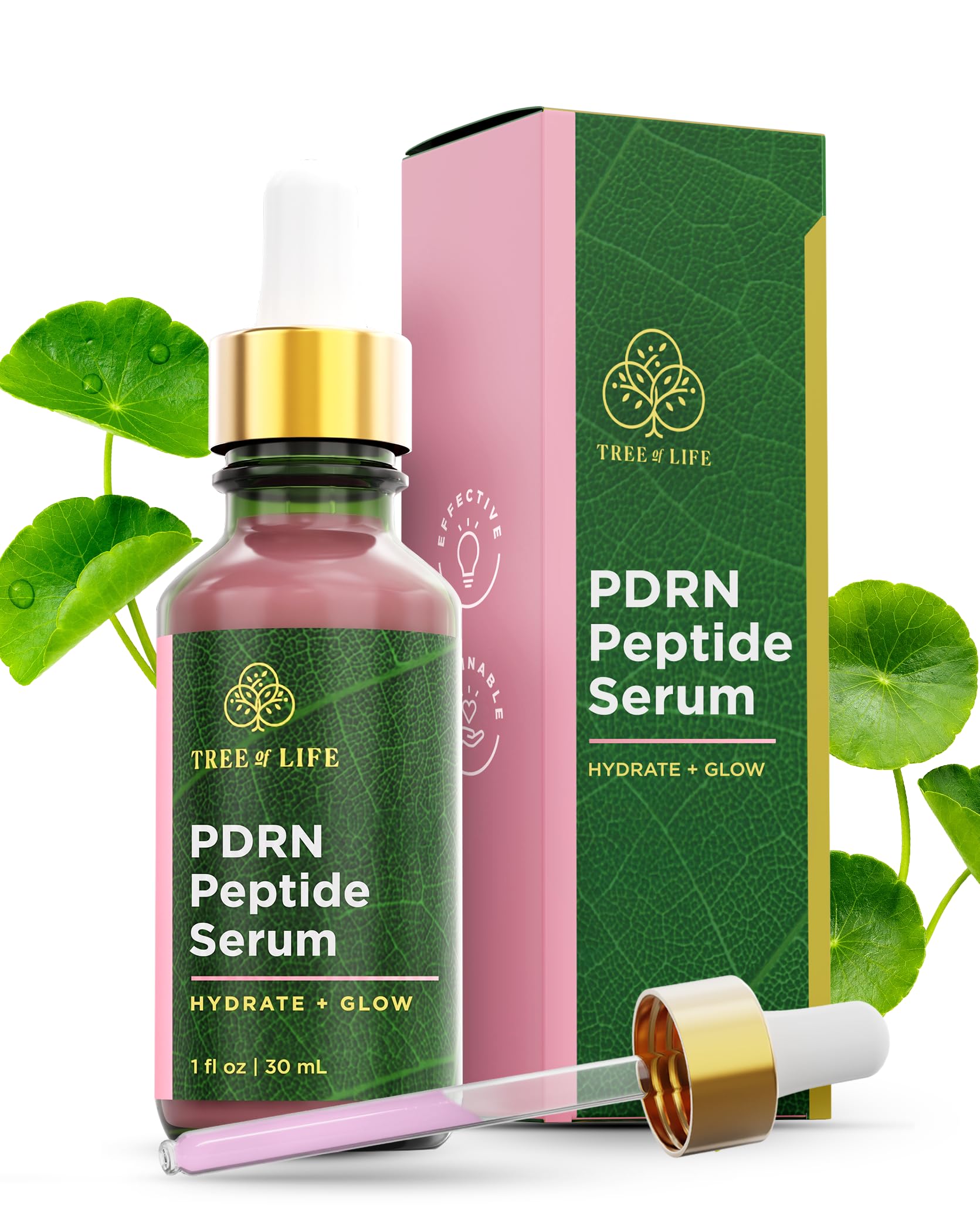 Tree of Life Hyaluronic Acid Serum For Face - Deep Hydration for Dry, Dehydrated, & Sensitive Skin - Dermatologist Tested - Moisturizing Treatment for Smooth Skin, 2 Fl Oz