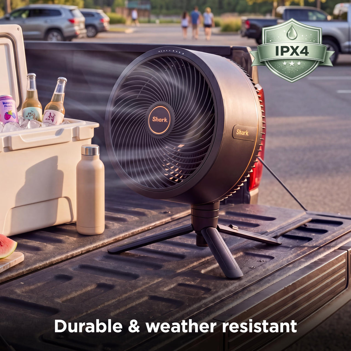 Shark FlexBreeze Pro Mist 2-in-1 Fan with Integrated Mist, Blush, FA300PK2