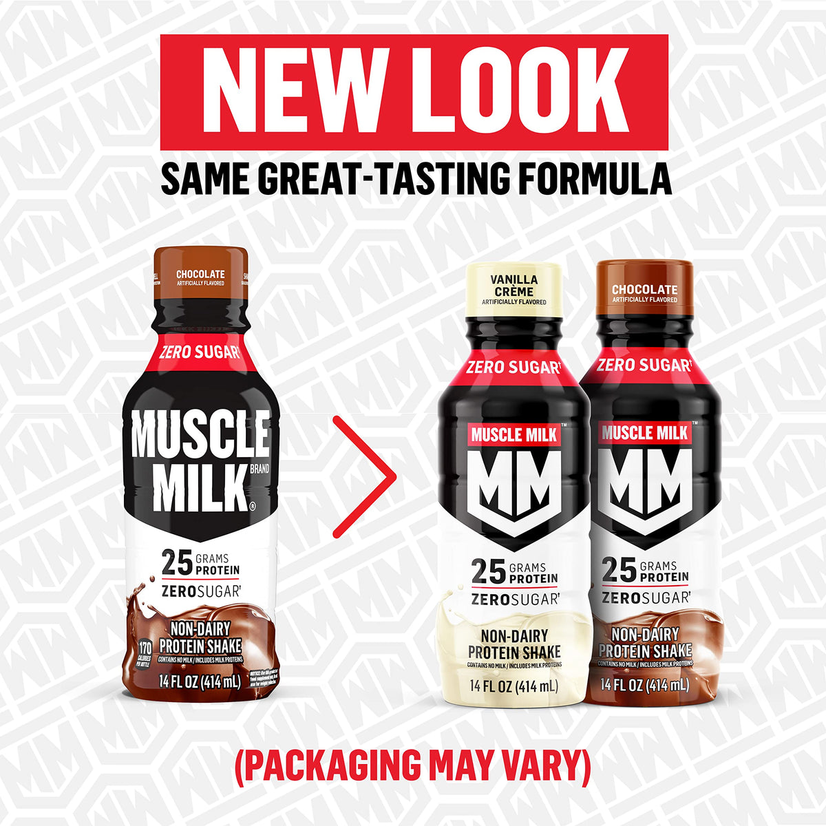 Muscle Milk Genuine Liquid Protein Shake, Vanilla Crème, 25g Protein, 14 Fl Oz Bottle, 12 Pack